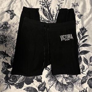 VS Victoria Sport black sweatpants.